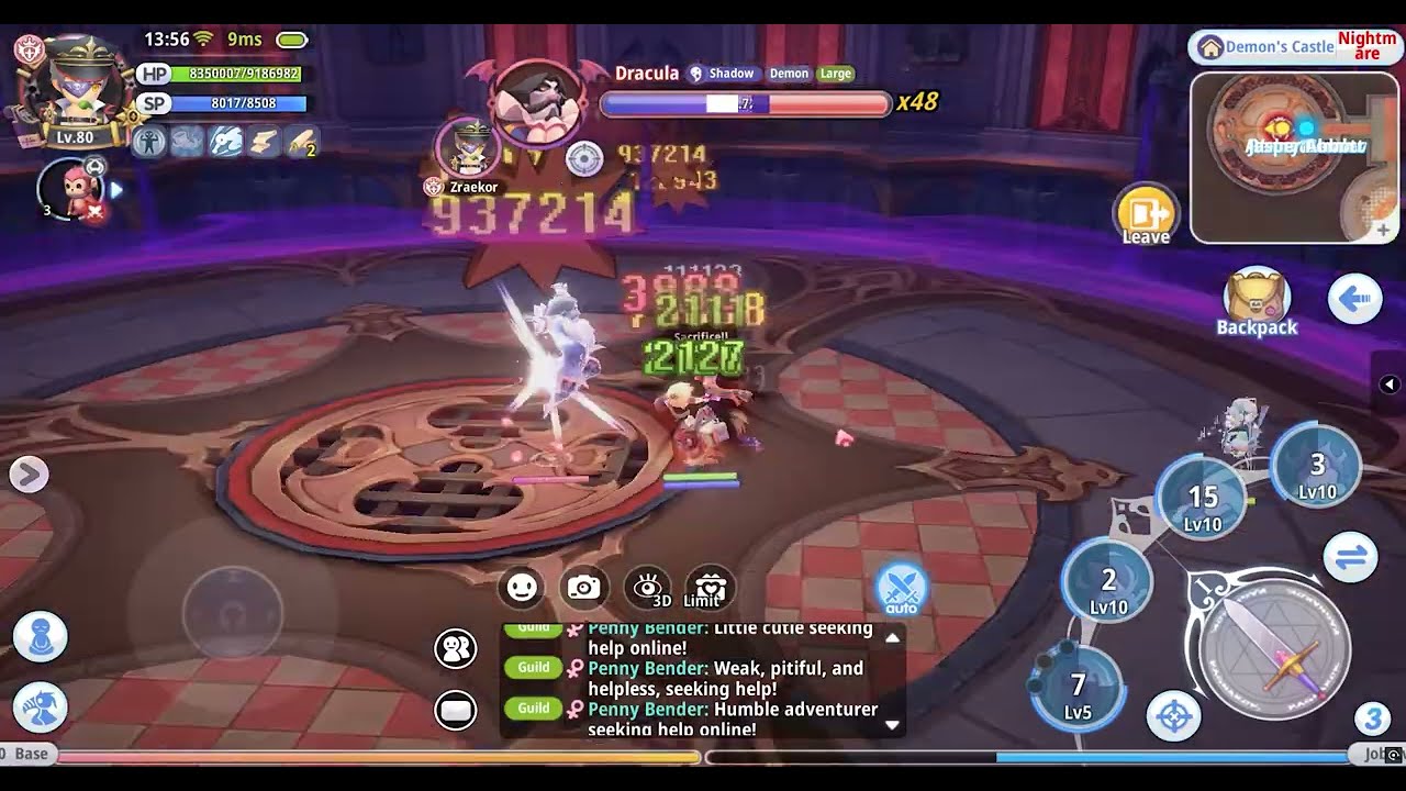 [GLOBAL] Ragnarok X Next Generation [ROX] - 2H (Two Hand) Crusader Solo Nightmare Dracula - Build