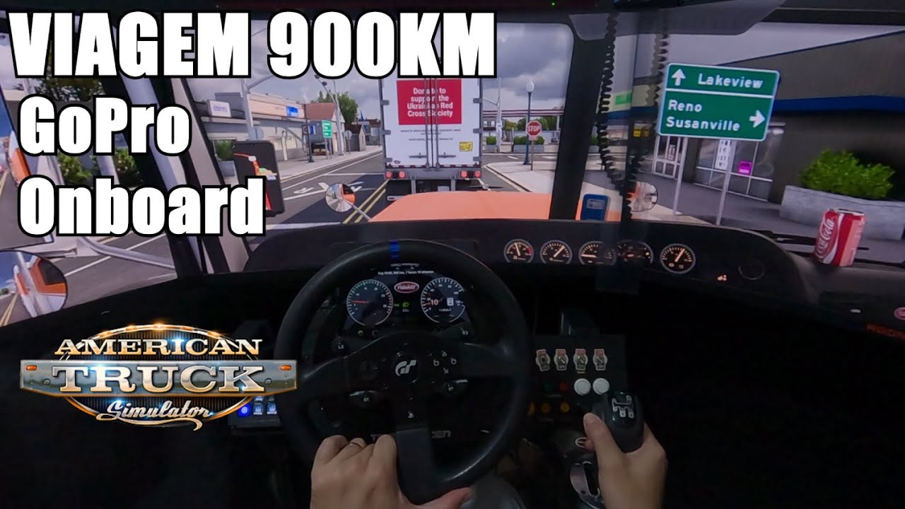 AMERICAN TRUCK SIMULATOR - Cruzamos Três Estados! | Três Monitores