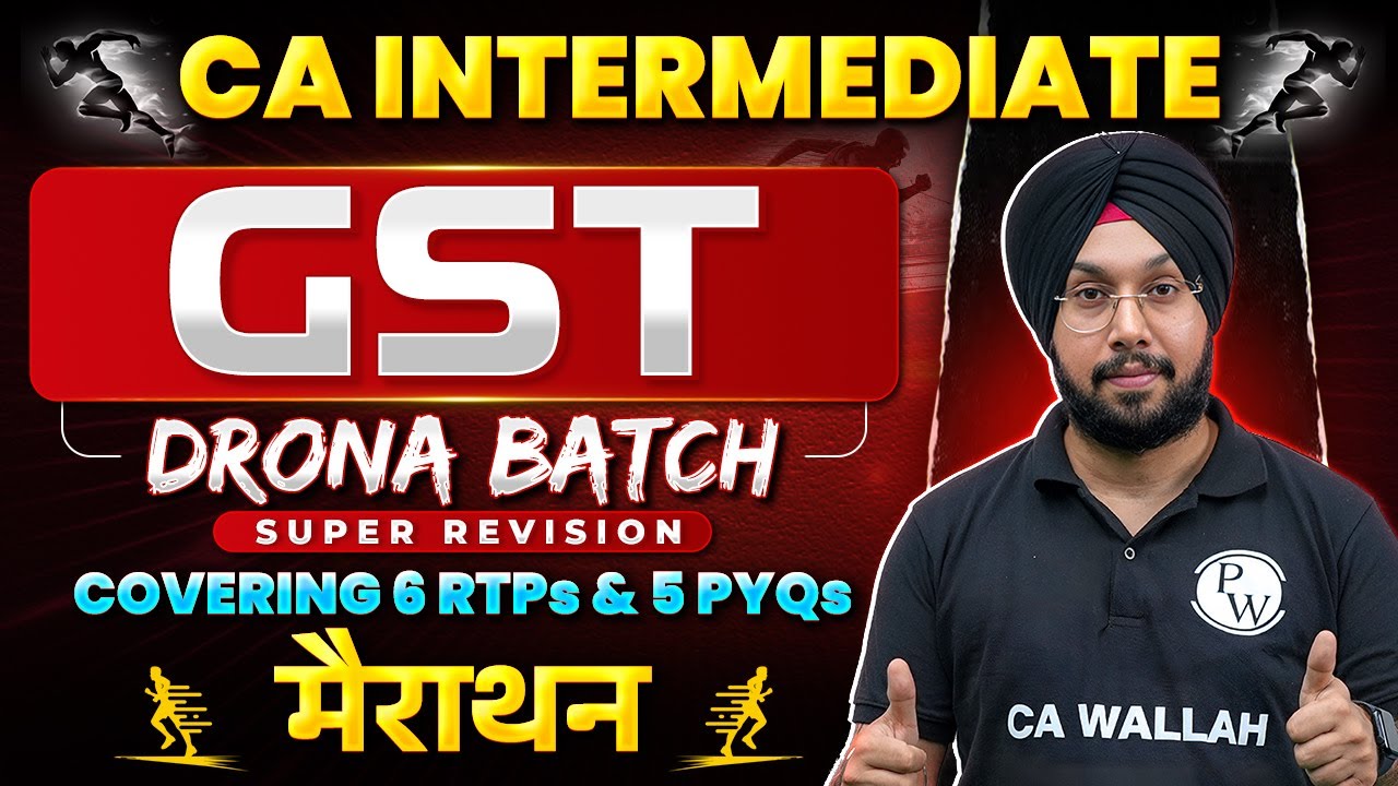 CA Inter GST | Practice Marathon | 6 RTP | 5 PYQ | Jan 2026 | CA Jasmeet Singh