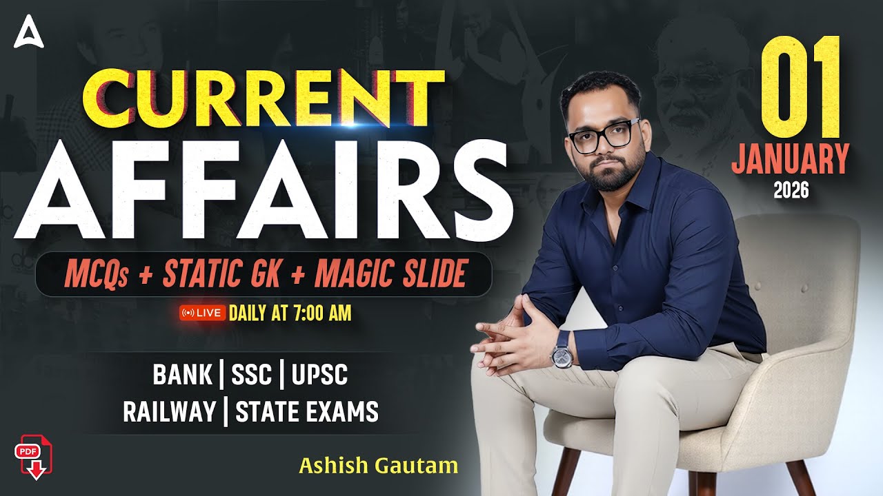 1st January 2026 Current Affairs | Current Affairs Today | Daily Current Affairs By Ashish Gautam