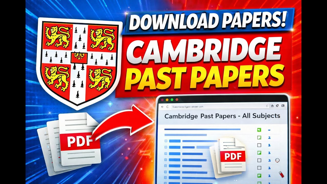 How to Download Cambridge Past Papers (All Subjects) | Official & Free Method | ahsaan yaseen