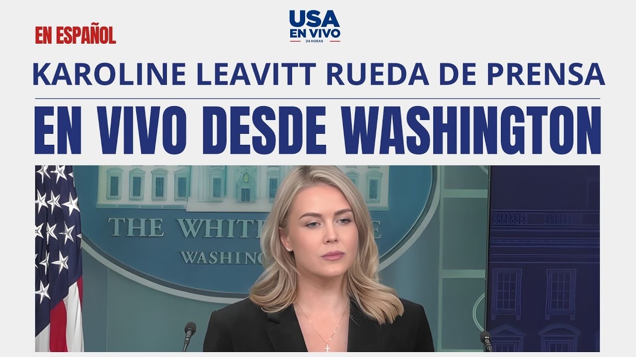 EN VIVO Rueda de prensa Leavitt defiende operativo ICE en Minneapolis (en español) | USA EN VIVO 🔴