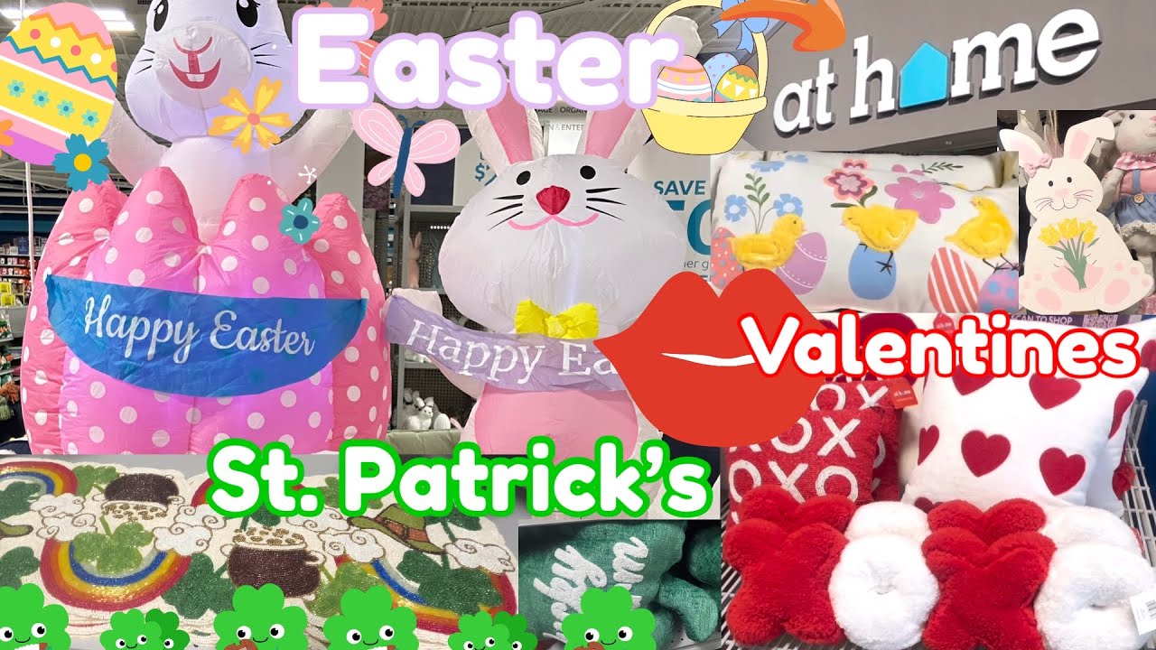 AWESOME SHOP WITH ME @ AT HOME! Easter, Valentines, St. Patrick’s & 50% CHRISTMAS! Good Prices👍🏻