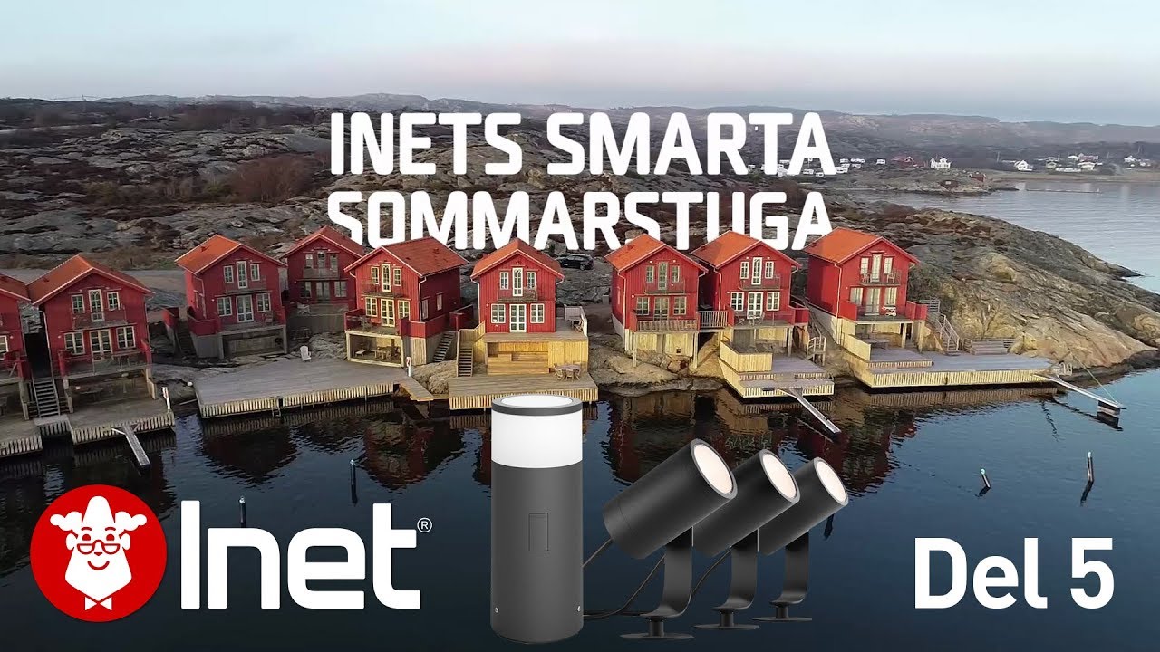 Del 5: Utomhusbelysning - Inets Smarta Sommarstuga