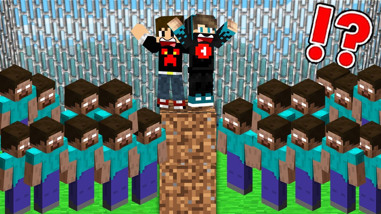 ماين كرافت : الهروب من السجن المحروس من 100 هيروبراين !!؟ 🔥😱