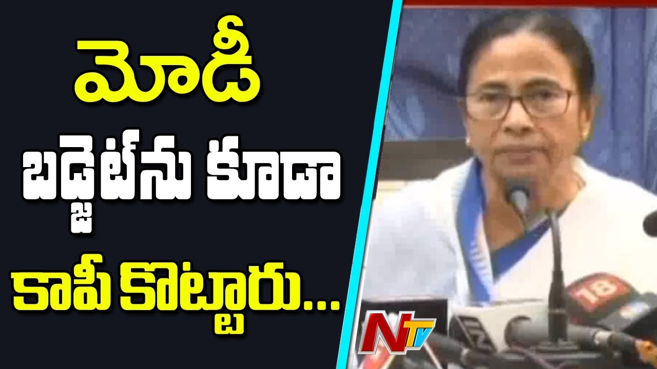 ఎన్నికలలో లబ్ది కోసమే బడ్జెట్ పెట్టారు | Modi Copied West Bengal Welfare Schemes : Mamata Banerjee