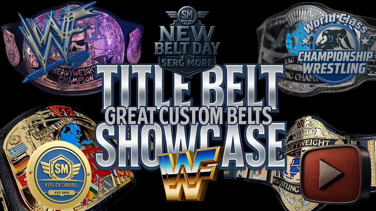 “WWF & WCCW Belt Showcase | Hogan 86, Gold Smoking Skull + HD vs SD Comparison”