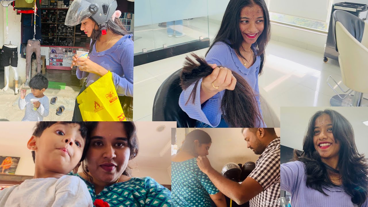 Dailyvlog: ಪಲ್ಲವಿ ಹೊಸ Haircut 💇‍♀️ temple visit🛕||Dee vlogs Kannada~|