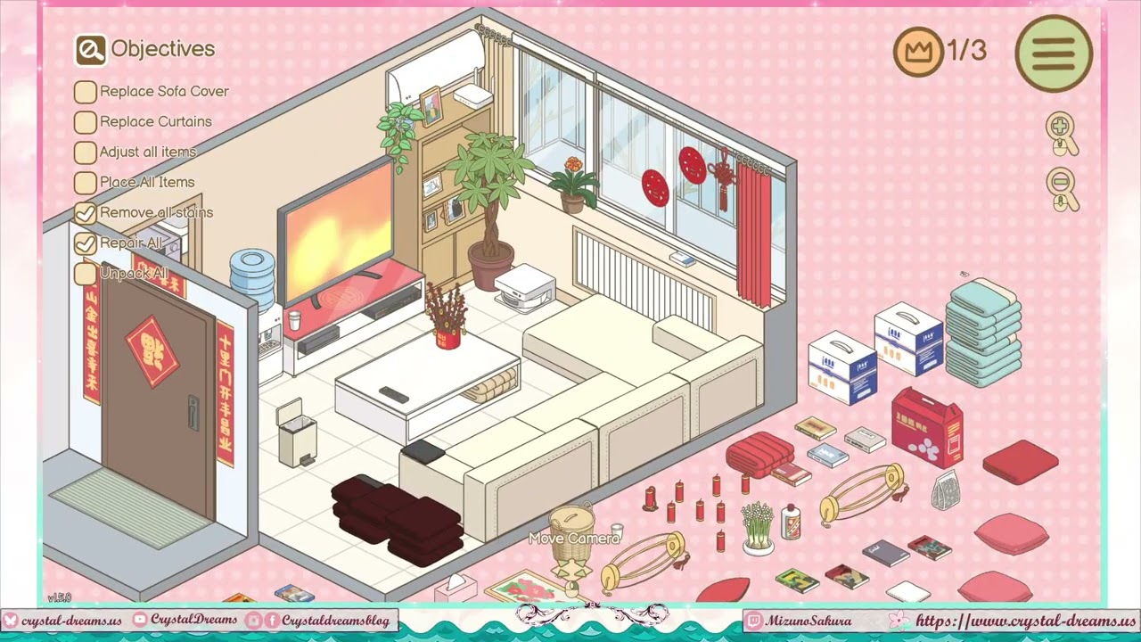 Organized Inside - Level 22 - Spring Festival (All Hidden Items / Stickers )