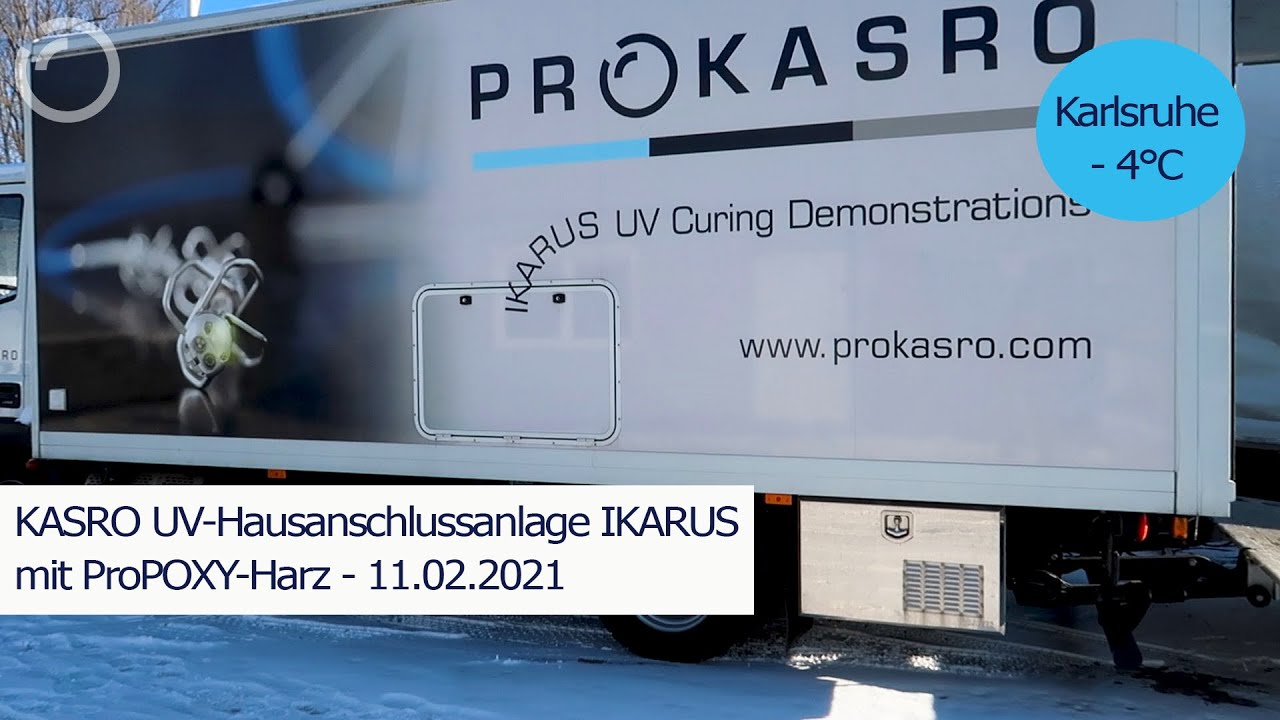IKARUS demonstration by ProKASRO - How to rehabilitate house connections fast and easy!
