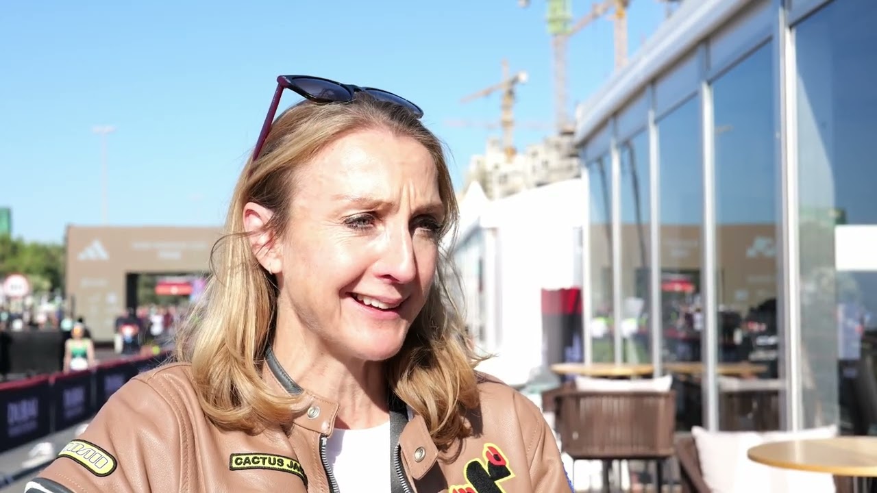 Dubai Marathon 2025 - Post race interview with Paula Radcliffe MBE