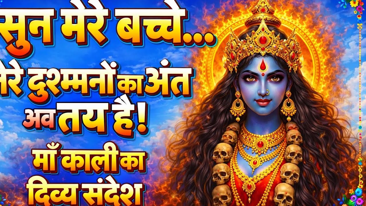 सुन मेरे बच्चे… तेरे दुश्मनों का अंत अब तय है | माँ काली का दिव्य संदेश HD