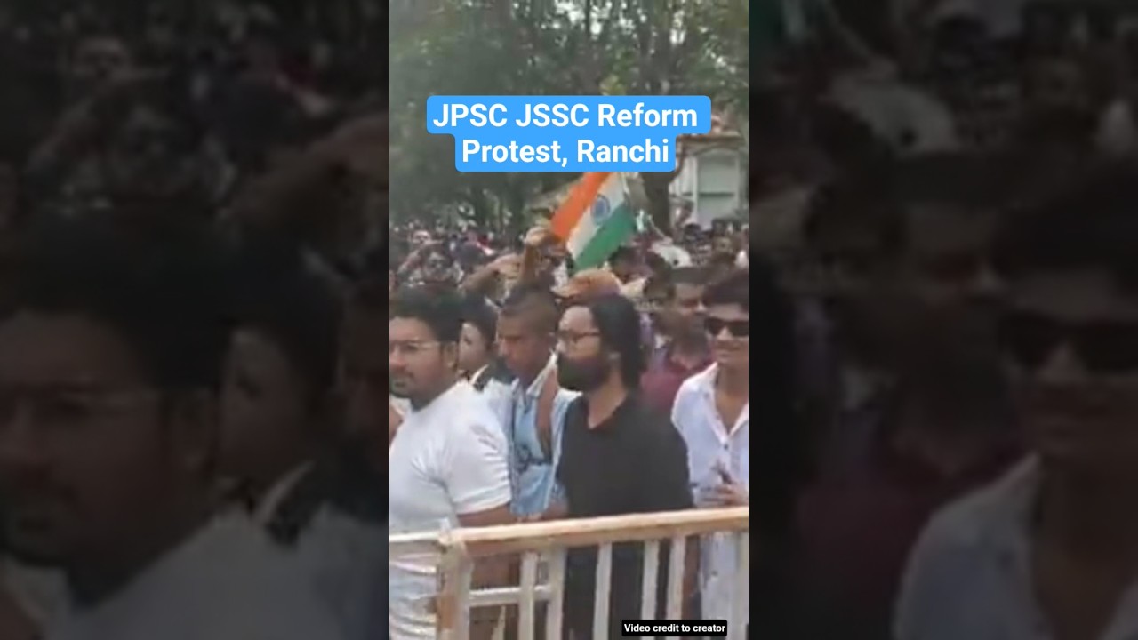 JPSC JSSC Reform Protest Start 🔥 💪 #jpsc #jssc #scam #protest
