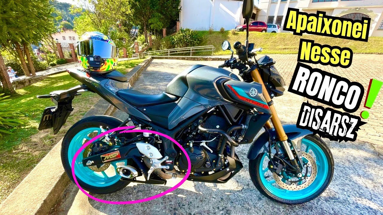 MT-03 2024 COM PONTEIRA MINI DISARSZ ( RONCO E ESTÉTICA TOP SEM GASTAR MUITO ) 🚀