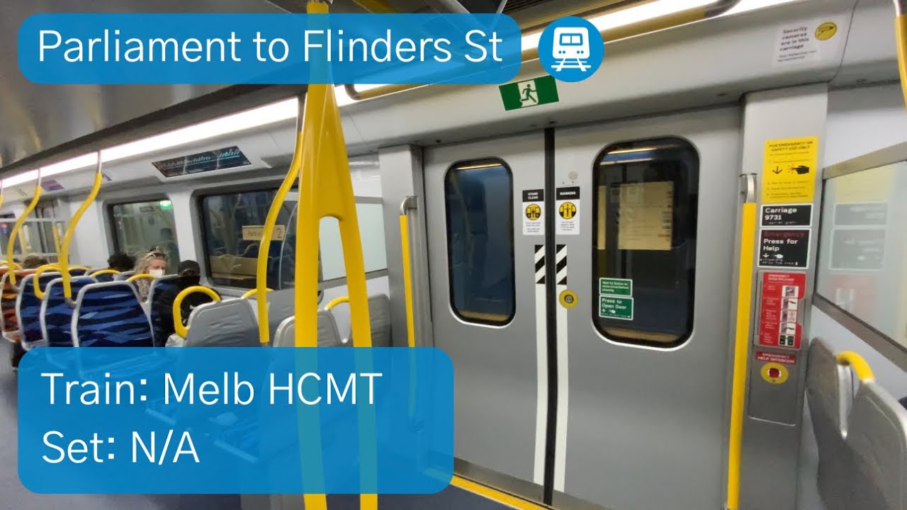 Melbourne Transport Vlog 4: Parliament to Flinders St On An HCMT