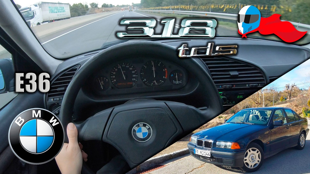 1995 BMW E36 318TDS (66kW)POV 4K[Test Drive Hero] #217 ACCELERATION,ELASTICITY,DYNAMIC ACCESS DIESEL