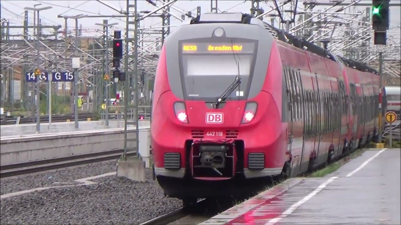 Gare de Leipzig Hauptbahnhof #1: Trafic varié en Saxe