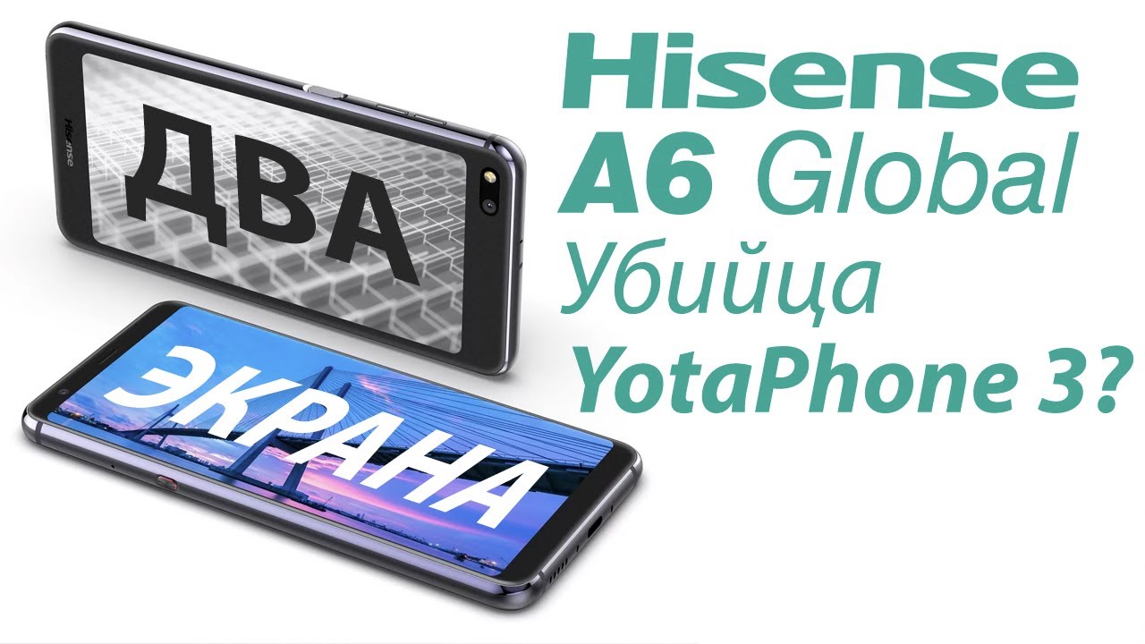 Hisense A6 - убийца Yotaphone 3? Подробный обзор.