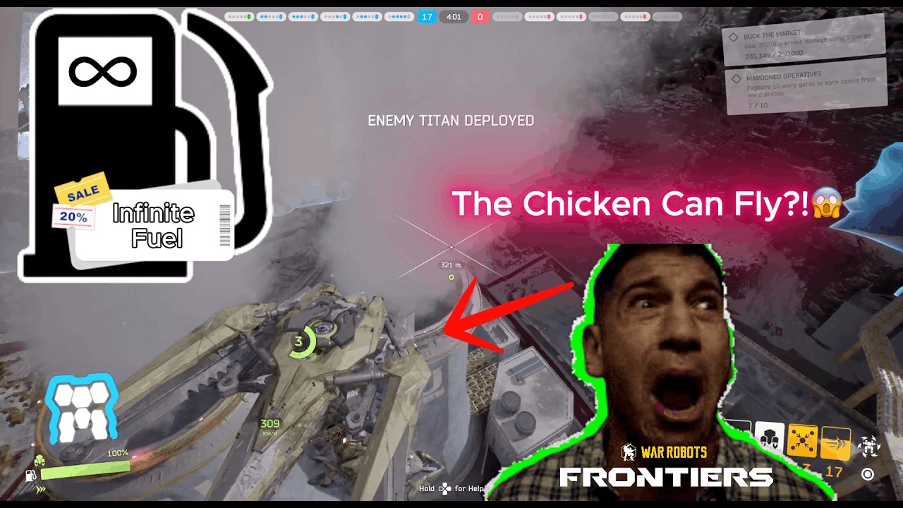 Infinite Fuel is Chaos | War Robots: Frontiers