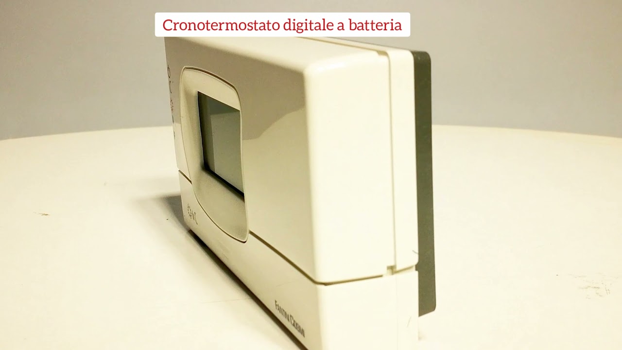 Cronotermostato digitale a batteria