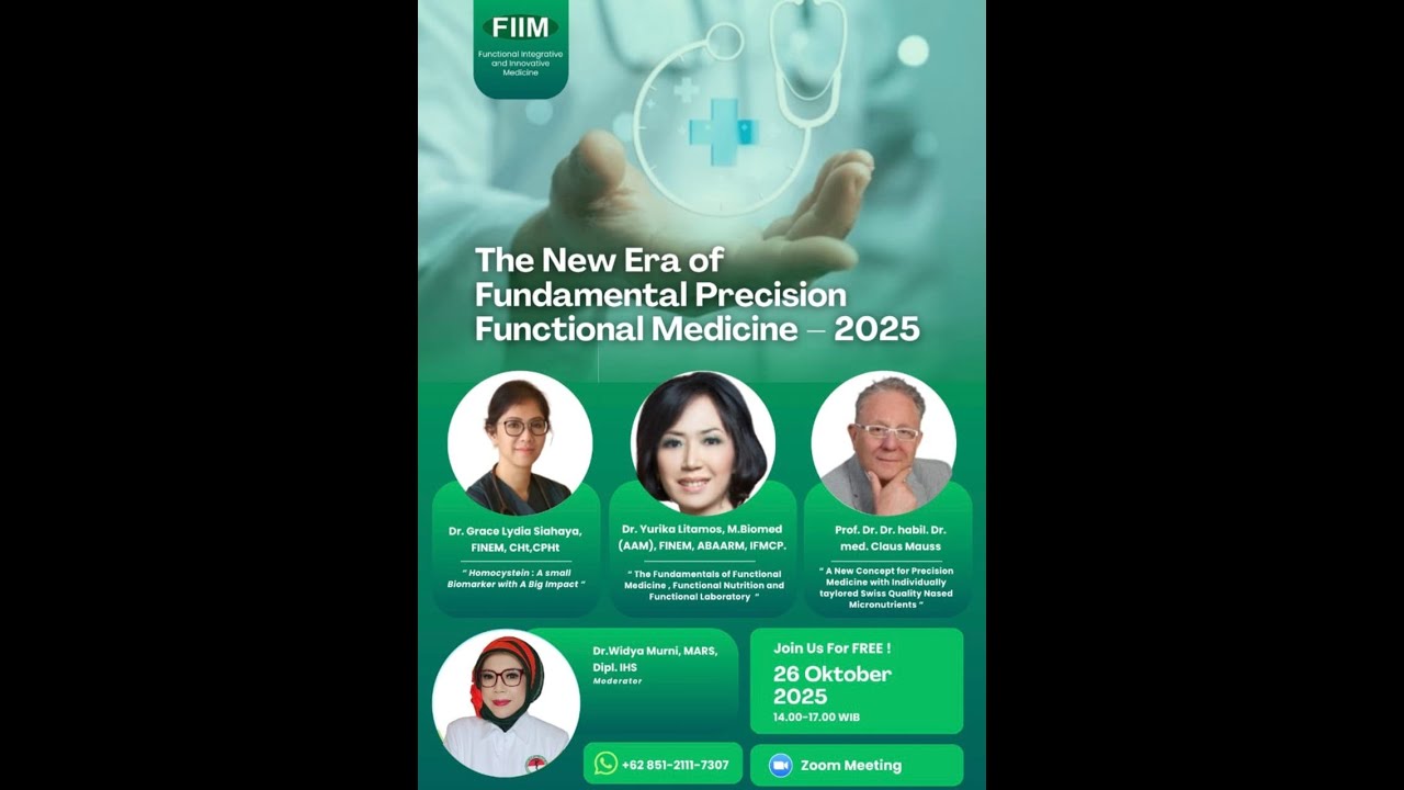 FIIM Free Webinar 26 October 2025 - The New Era of Fundamental Precision Functional Medicine