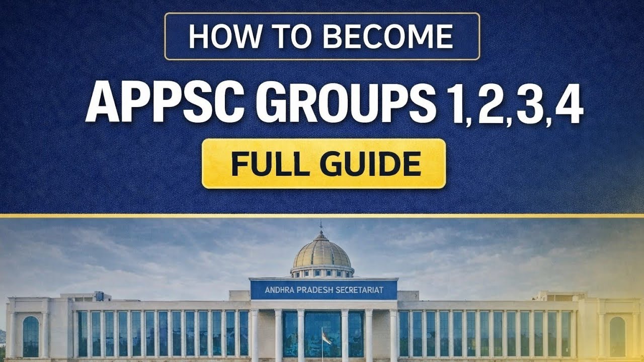 APPSC Groups 1 2 3 4 Complete Details | Posts, Qualification, Salary & Exam Pattern Telugu