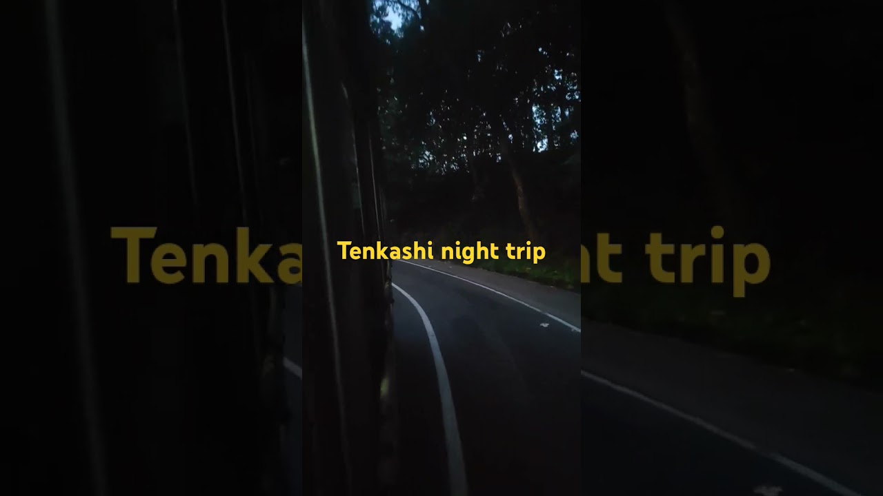 Kollam tenkashi  road trip  heavy vehicle  bus way moundan road kerala tourisiom light vehicle