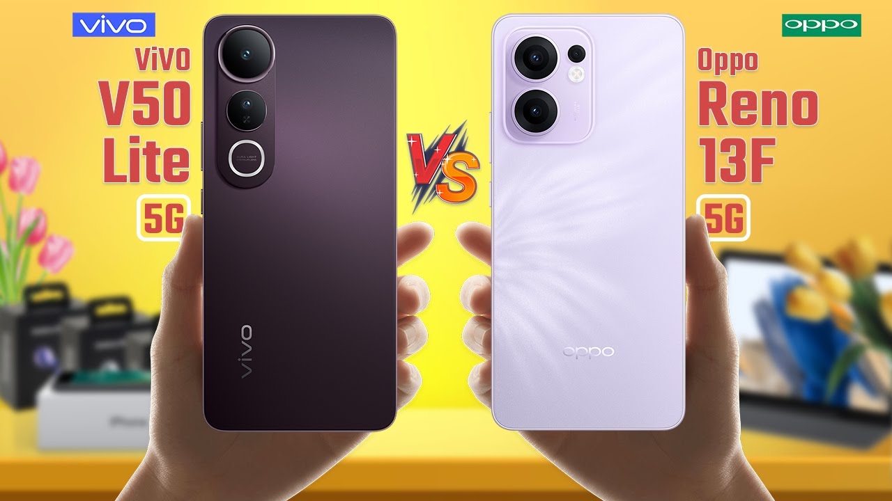 ViVO V50 Lite 5G Vs Oppo Reno 13F 5G | Full Comparison 🔥 Which One Is Best?