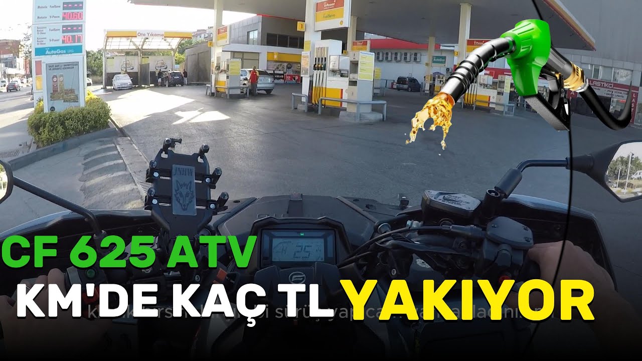 625 cc atv Km'de kaç lira yakıyor