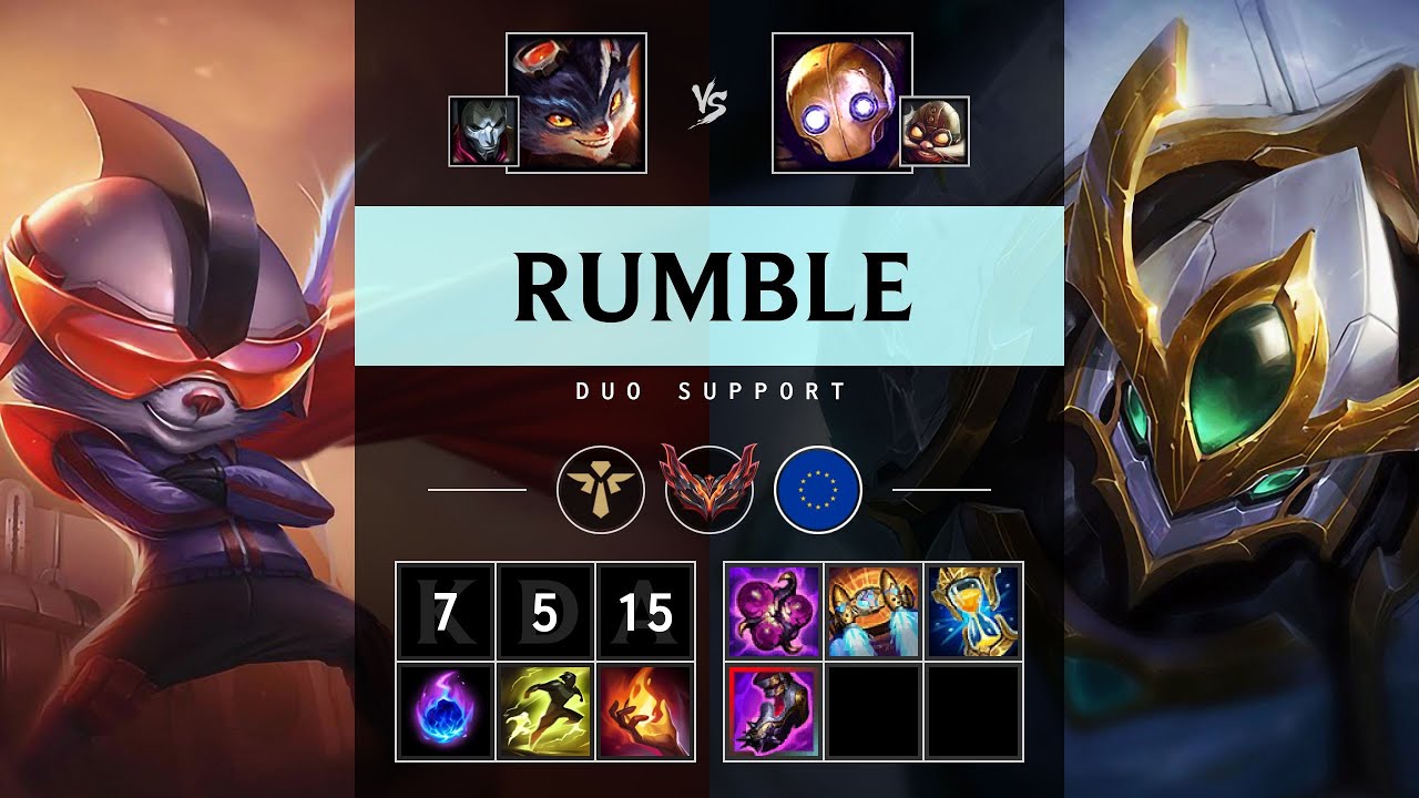 Rumble Support vs Blitzcrank - EUW Grandmaster Patch 25.20