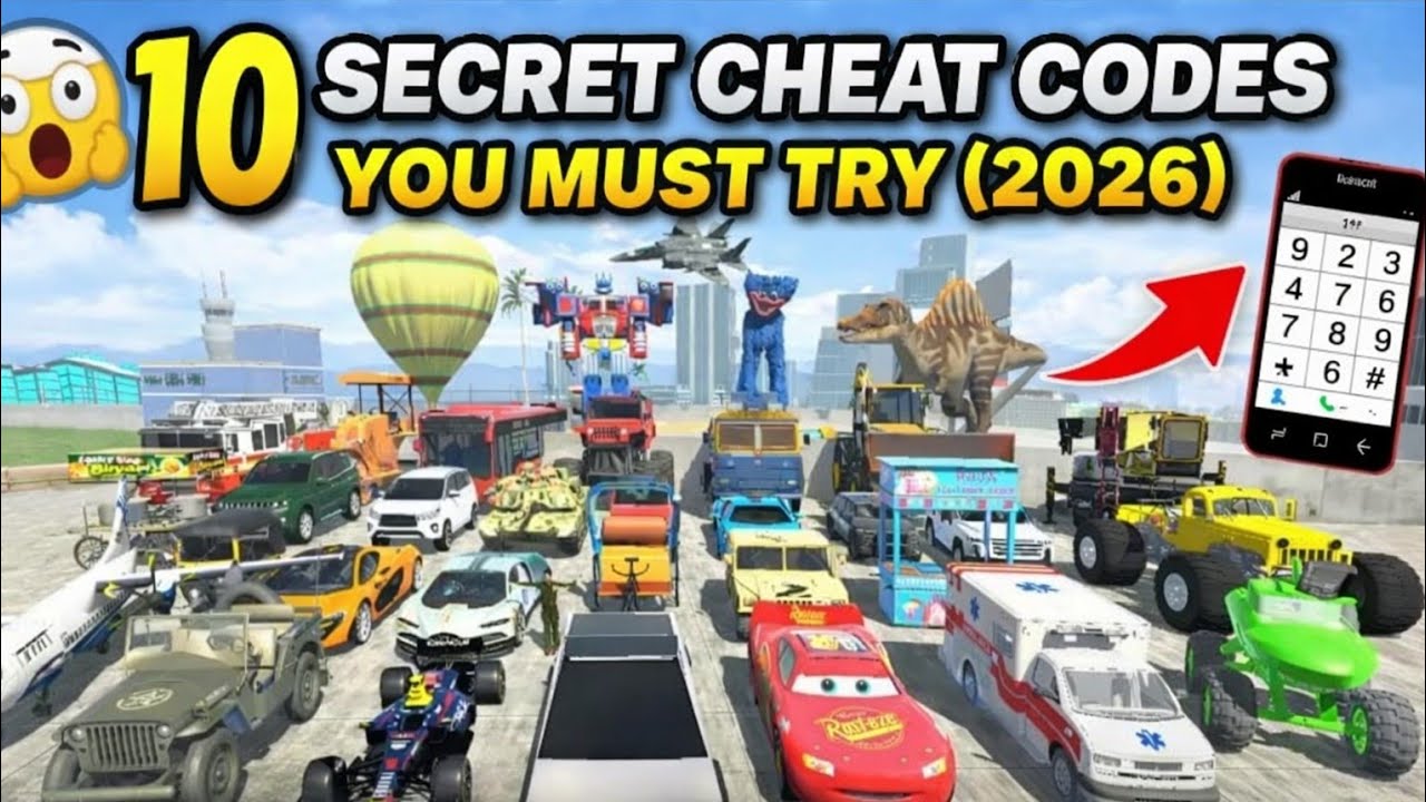 “All 10 Secret Cheat Codes in (2026)|| Indian Bike Driving 3d new update