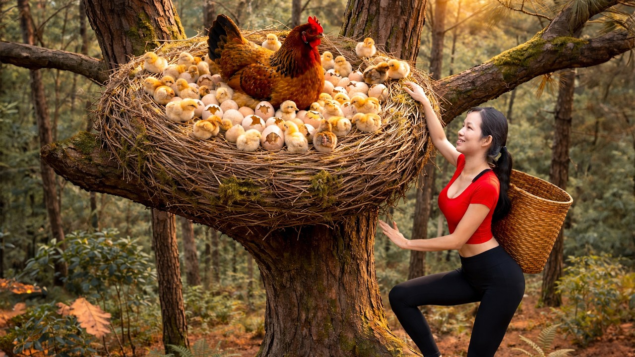 Harvesting 1000+ Chicken & Selling at the Country Market | Harvesting Farm Life