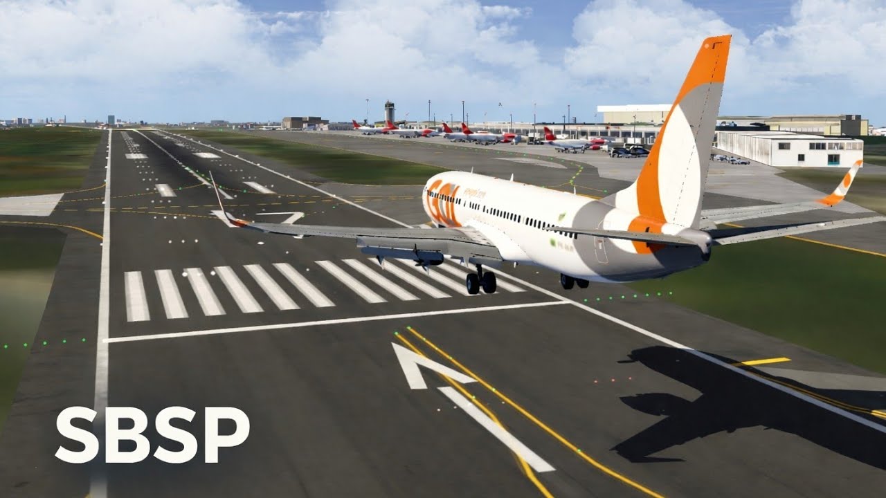 Aproximação e Pouso ILS em Congonhas (SBSP) - RWY 17R | B737-800 GOL | Aerofly FS