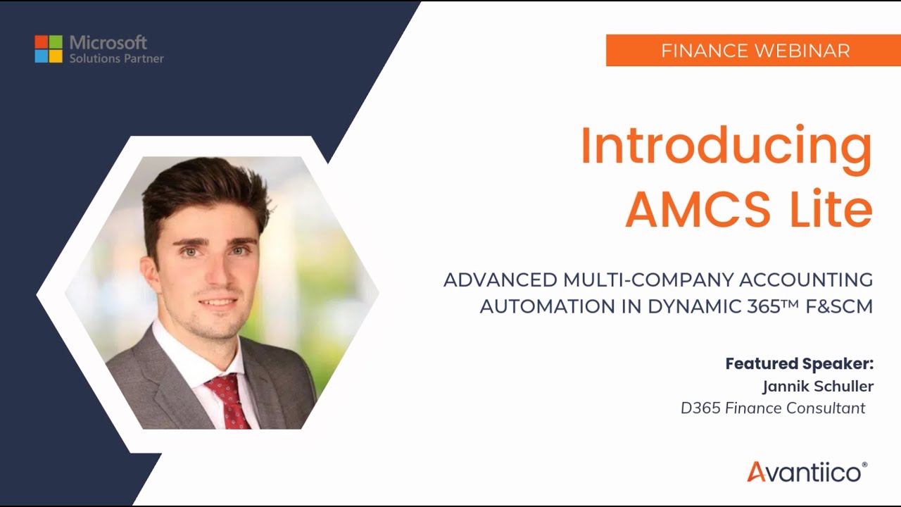 AMCS Lite - Free D365 Finance Automation
