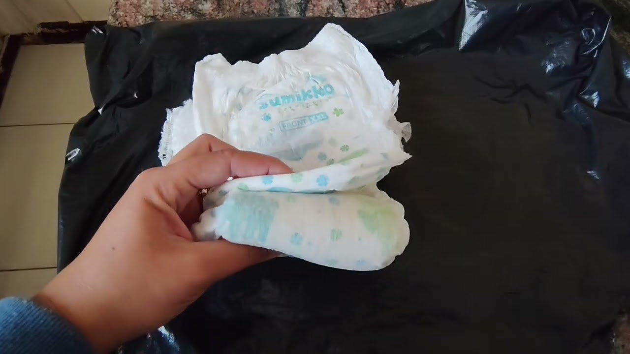 Desempenho noturno fralda sumikko xxg (fralda shopee)