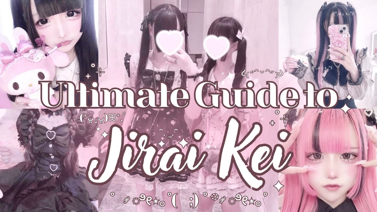 ⊹₊♡ ULTIMATE GUIDE TO JIRAI KEI 🖤 history behind it & how to dress Jirai Kei 🎀 ✧