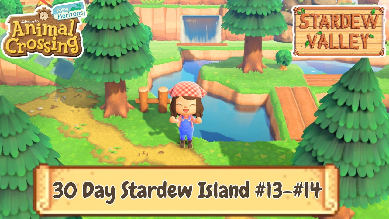 Day #13 AND #14 of Designing a Stardew Valley Island in 30 Days | Animal Crossing New Horizons