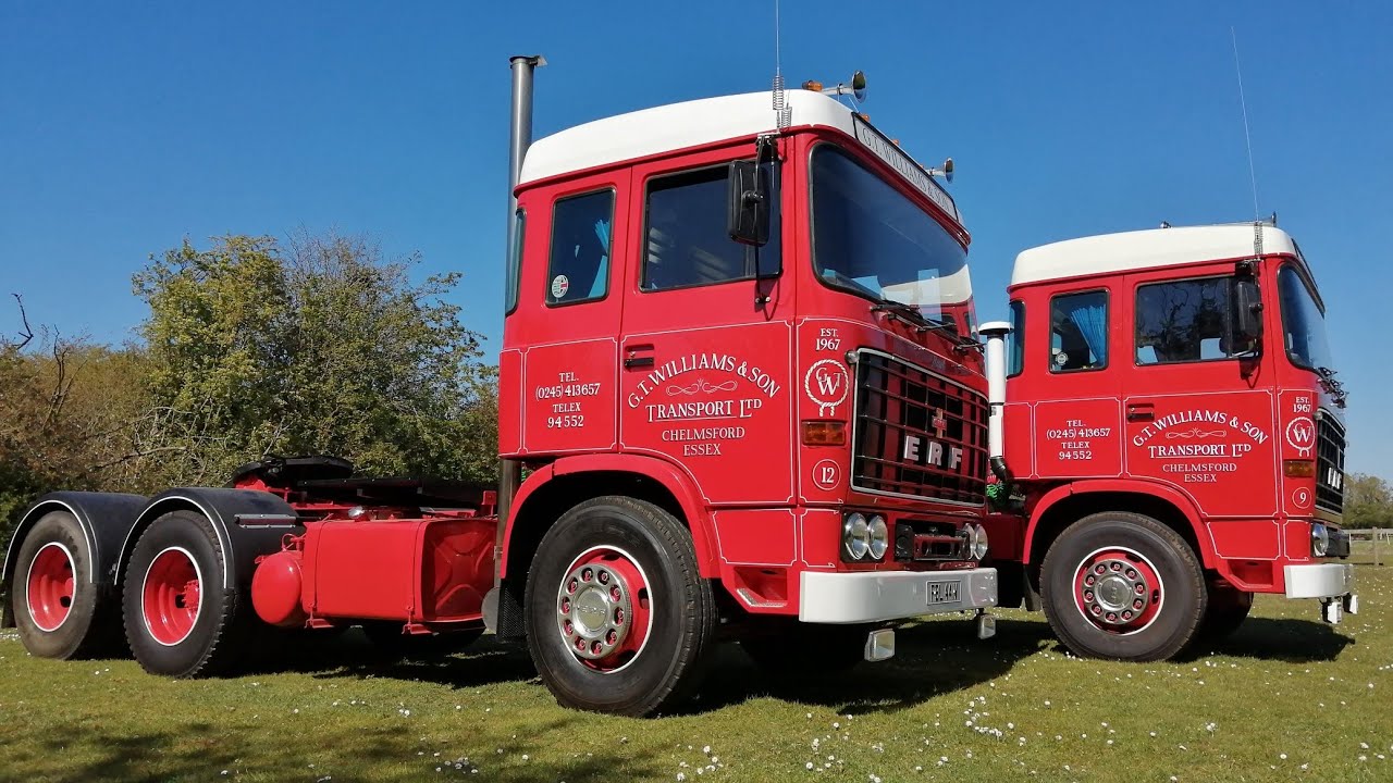 Start up and walk around, Cummins and Rolls powered ERF B series