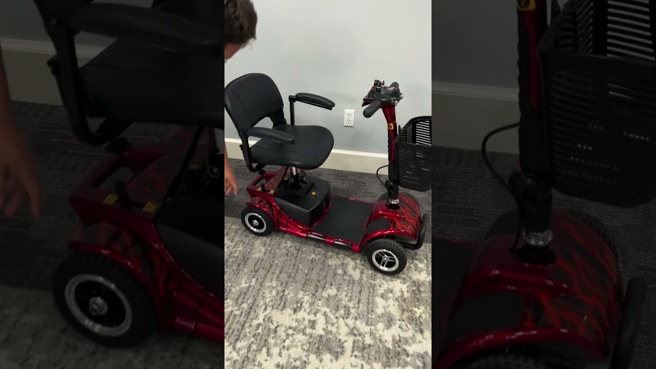 Check out the popular 4-wheel mobility scooter by Vive Mobility #mobilityscooter