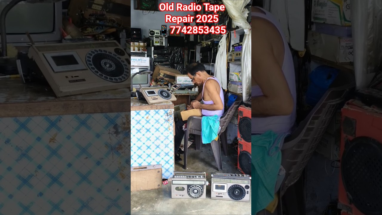 Old Radio Tape Recorder Repairing Service Centre #old #radio #tape #repair #retro #music #system