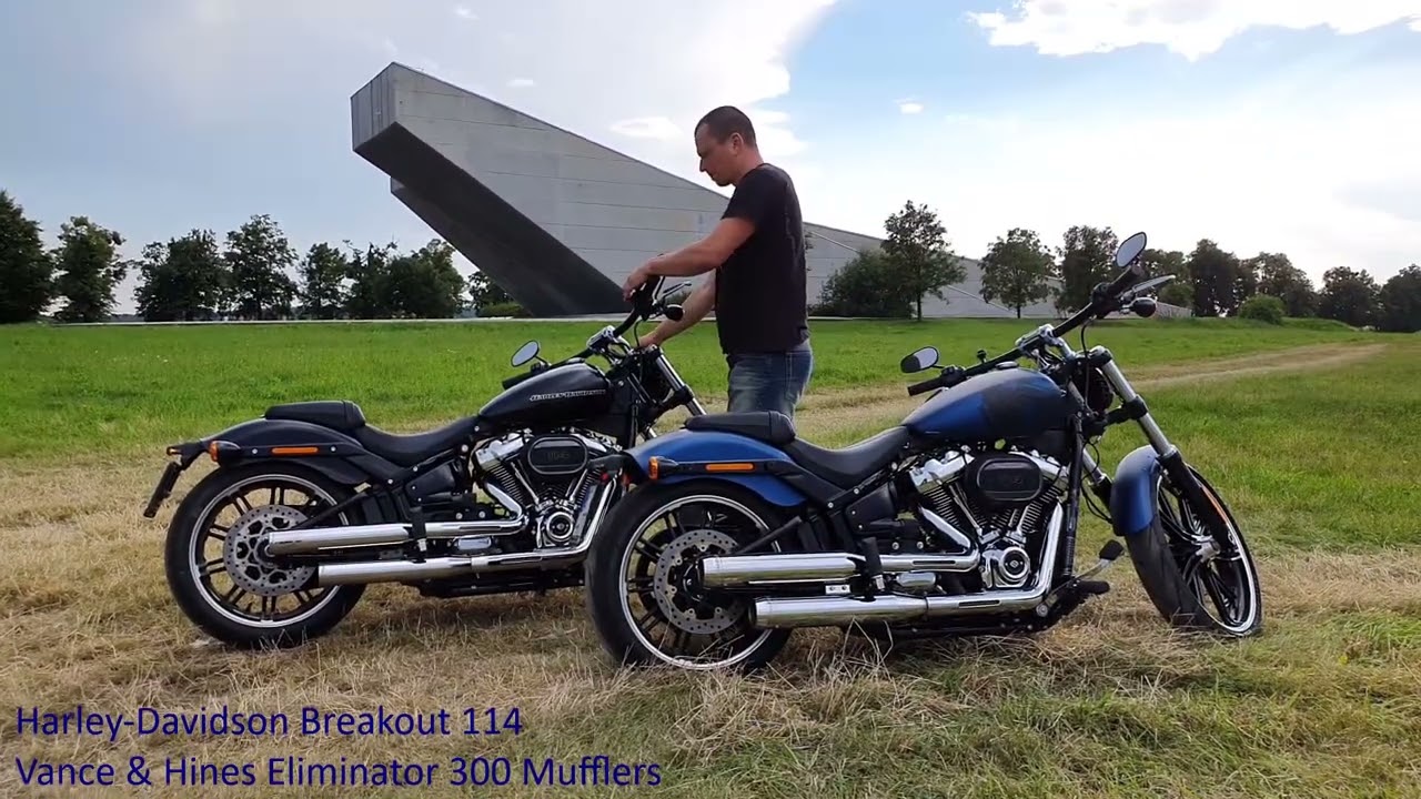 2018 Harley Davidson Rinehart Racing Slip-On compared to Vance & Hines Eliminator 300 sound