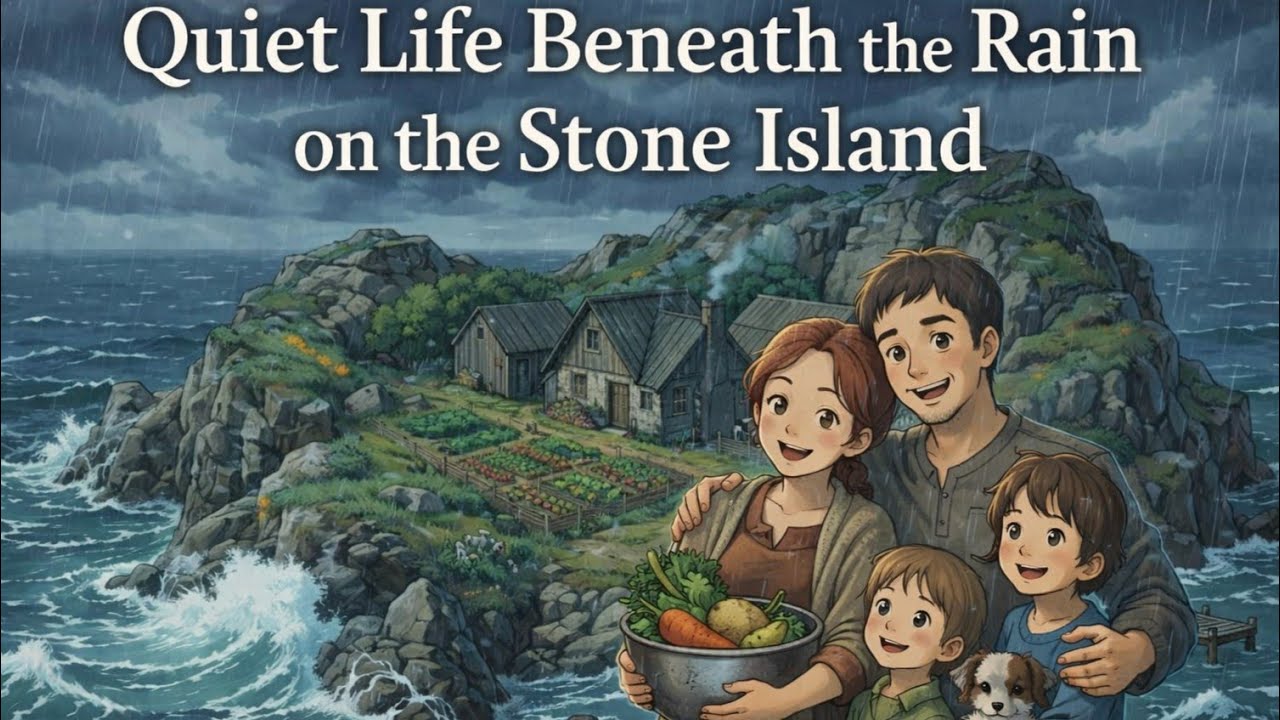 🌧️ “Quiet Life Beneath the Rain on the Stone Island”