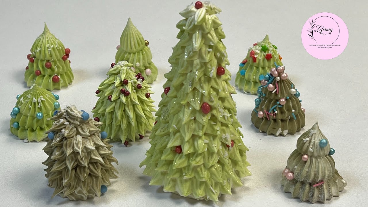 Зефірна ялинка. Три варіанти відсадки 👍🎄🎄🎄