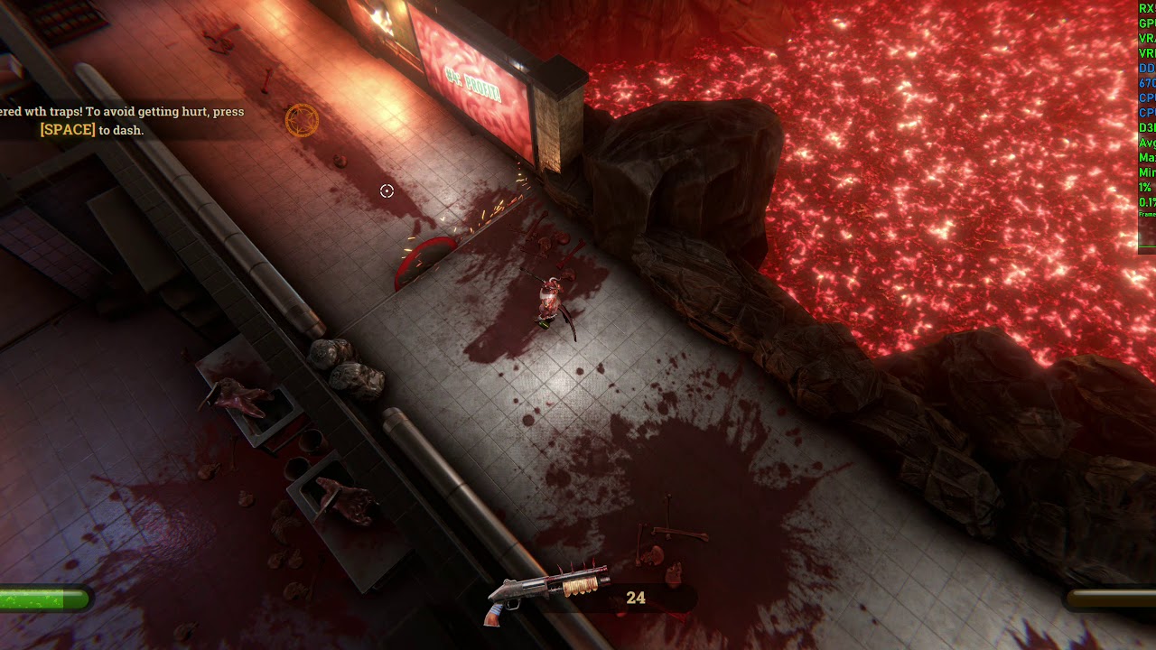 BDSM: Big Drunk Satanic Massacre Gameplay - RX5700 + i7-6700k - Max Difficulty UltraWide 1440p