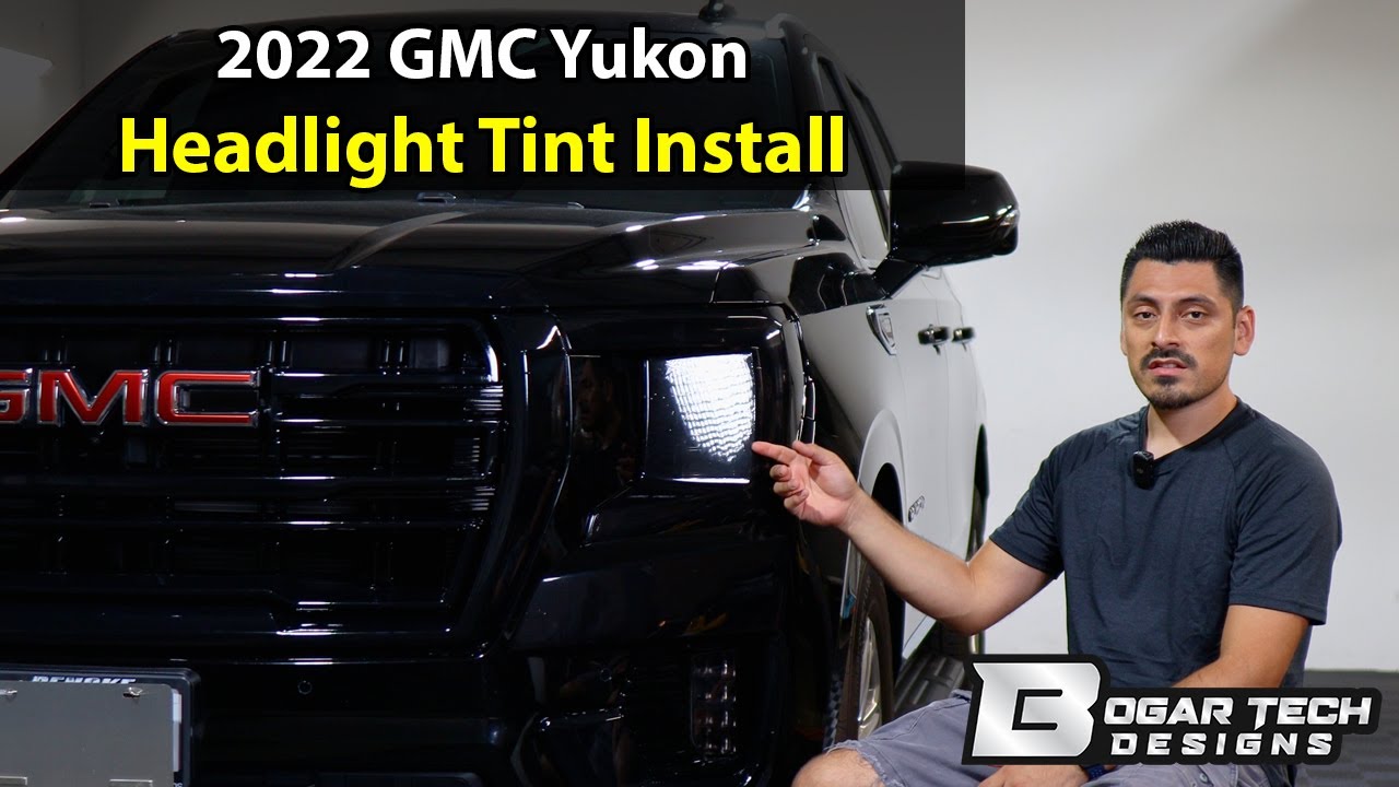 GMC Yukon 2021-2024 Headlight Tint Installation