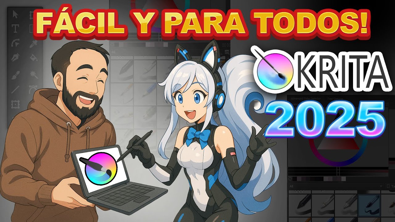 Empeza HOY en KRITA [KIT de 10 Herramientas FUNDAMENTALES]