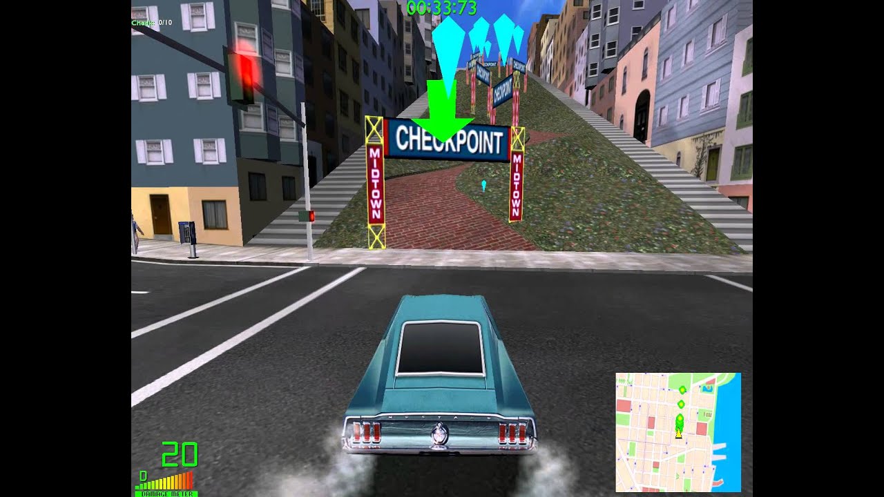 Midtown Madness 2 - San Francisco - Blitz - Ford Mustang Fastback