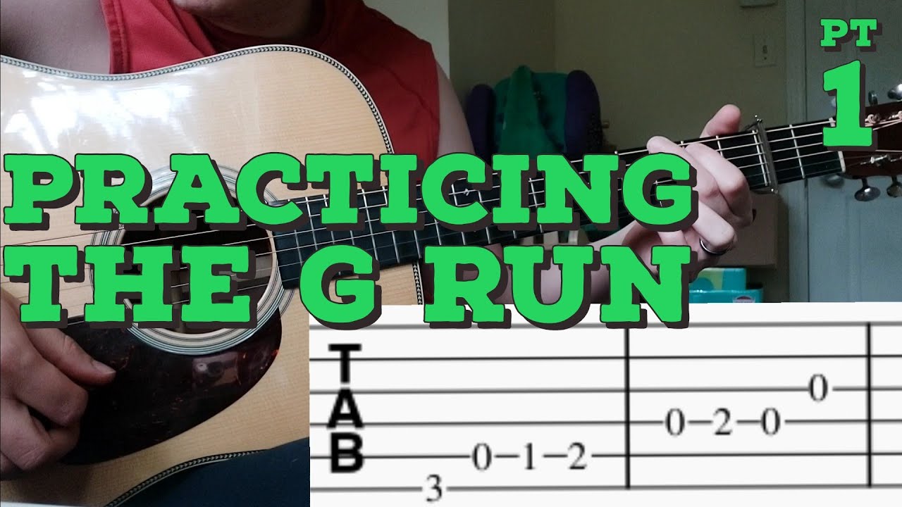 How to make your playing sound more like bluegrass. Using the G RUN (PART 1)