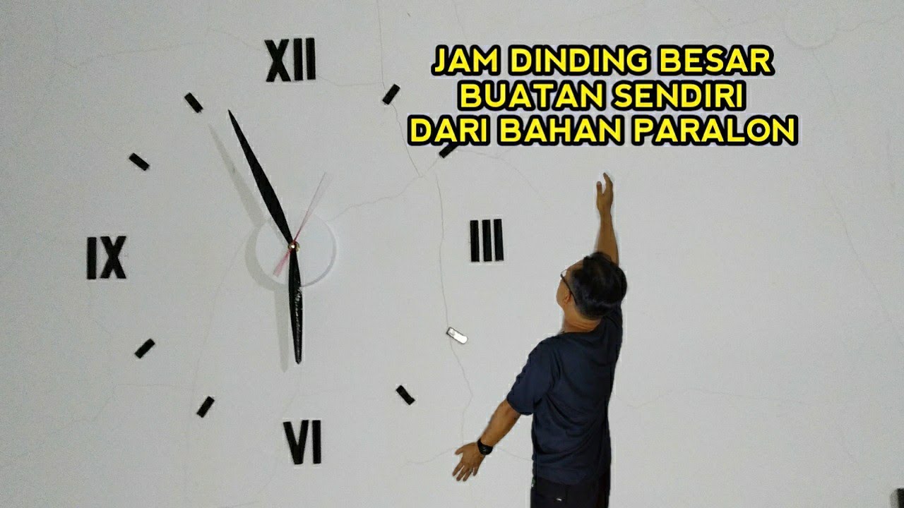 CARA MEMBUAT JAM DINDING