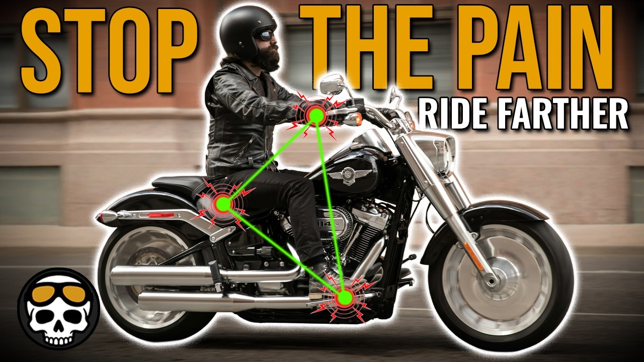 RIDE Motorcycles LONG DISTANCE Without Pain? Here's How!
